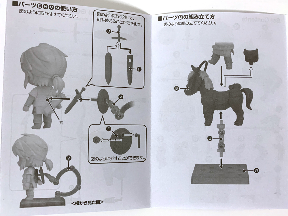 ねんどろいどリンクの説明書2