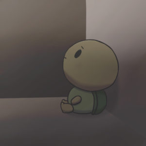 凹むカメ